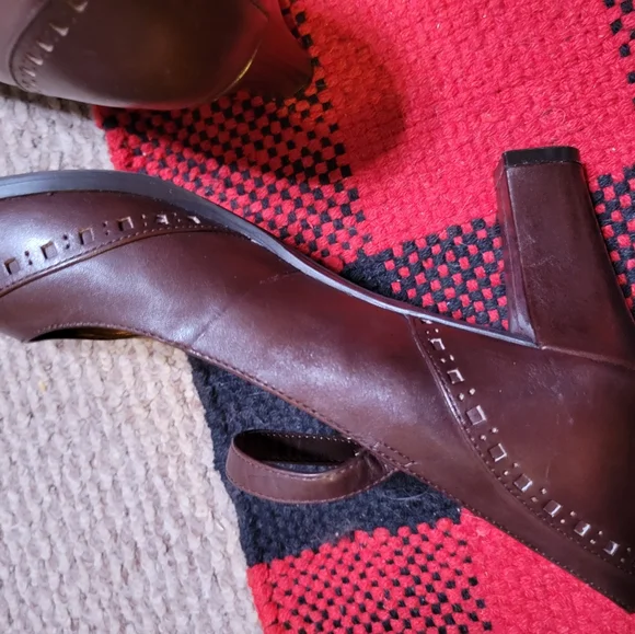 Etienne Aigner Nadine strap retro look heel size 7M - Picture 6 of 10